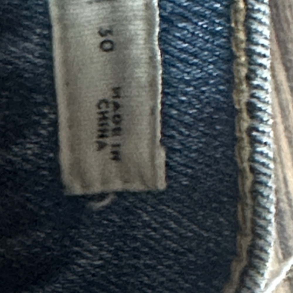 PacSun Medium Blue Ripped Cropped Jeans - Picture 5 of 10